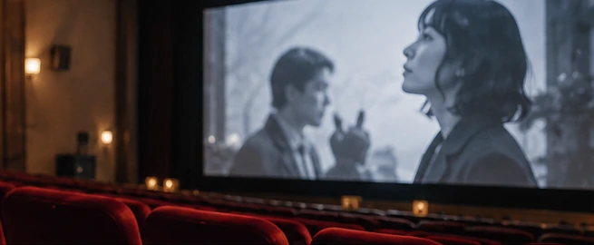 街角の小さな映画館のビジュアル